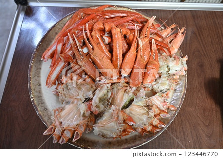Korean seafood. red snow crab Korean seafood. red snow crab 123446770