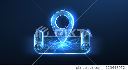 Location vector icon. Digital map, address pin, location marker. Location vector icon. Digital map, address pin, location marker. 123447052