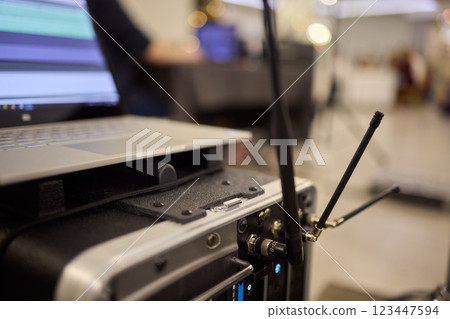 Setup of a High-quality Wireless Audio System is Crucial for Event Production and Management Setup of a High-quality Wireless Audio System is Crucial for Event Production and Management 123447594