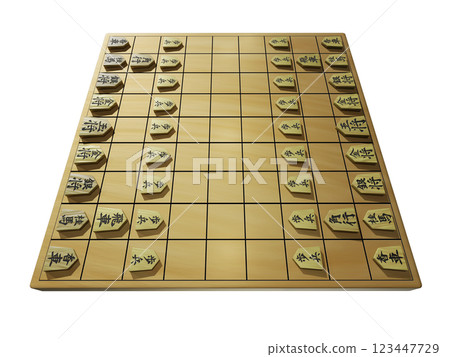 Shogi (3DCG) transparent material 123447729