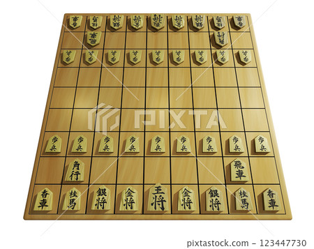 Shogi (3DCG) transparent material 123447730