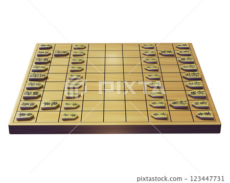 Shogi (3DCG) transparent material 123447731