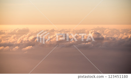 Aerial view of cloudscape during sunset Aerial view of cloudscape during sunset 123451180