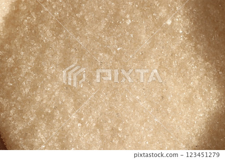 A CloseUp Perspective of Finely Granulated Natural Sugar Granules Showcasing Their Texture 123451279