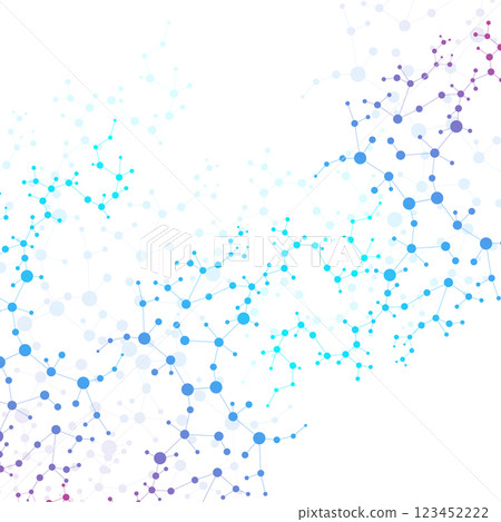 Structure molecule and communication. Dna, atom, neurons. Scientific concept for your design. Connected lines with dots. Medical, technology, chemistry, science background. Vector illustration. Structure molecule and communication. Dna, atom, neurons. Scientific concept for your design. Connected lines with dots. Medical, technology, chemistry, science background. Vector illustration. 123452222