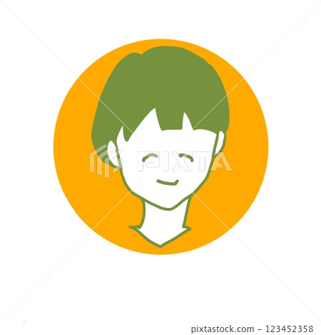 Cute female face 123452358