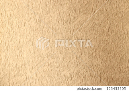 Textured Beige Wall Surface Ideal for Various Background Use in Design and Decor Projects 123453305