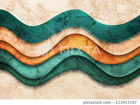Glossy smooth waves abstract grunge corporate elegant background 123453597