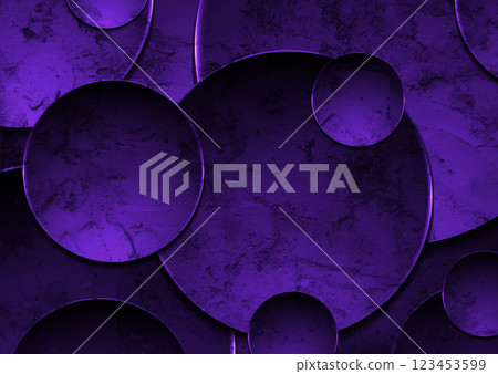 Abstract dark violet glowing shiny minimal circles grunge background Abstract dark violet glowing shiny minimal circles grunge background 123453599