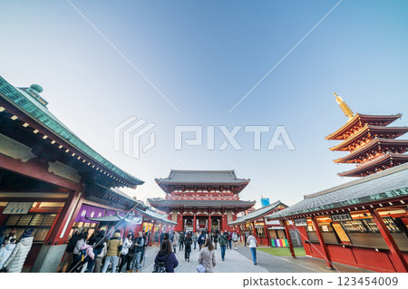 淺草寶藏門和淺草寺的「東京」景觀 123454009