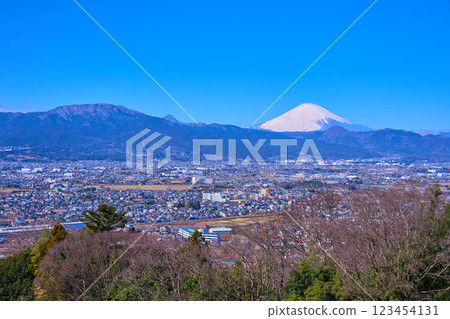 View of the city of Soga in Odawara City, Kanagawa Prefecture (Odawara City, Mt. Fuji, Mt. Yagura, etc.) View of the city of Soga in Odawara City, Kanagawa Prefecture (Odawara City, Mt. Fuji, Mt. Yagura, etc.) 123454131