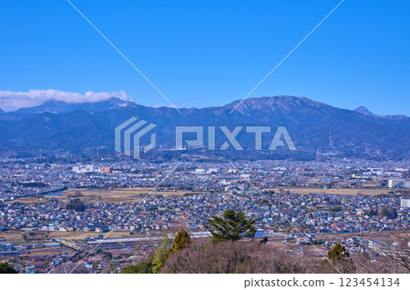 神奈川縣小田原市蘇我市區景觀（小田原市、明神岳、金時山等） 123454134