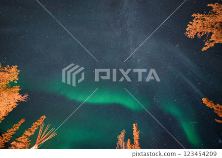 加拿大耶洛奈夫的極光 123454209