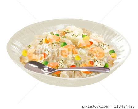 蝦仁抓飯（附湯匙） 123454485