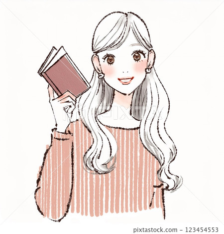 Illustration material of women and girls 123454553