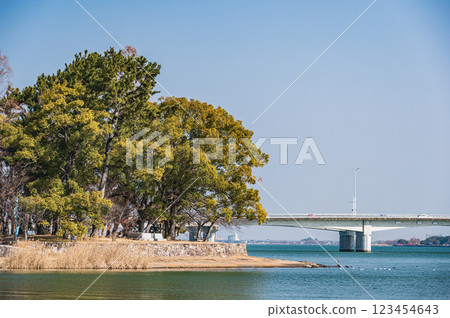 Zeze Castle Ruins Park, Otsu City, Shiga Prefecture 123454643