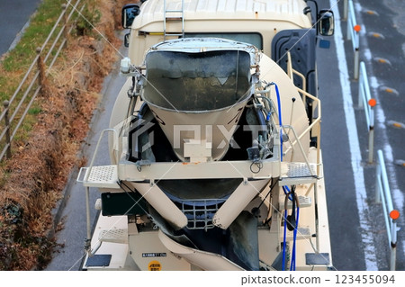 Image of agitator truck (concrete mixer truck) Image of agitator truck (concrete mixer truck) 123455094