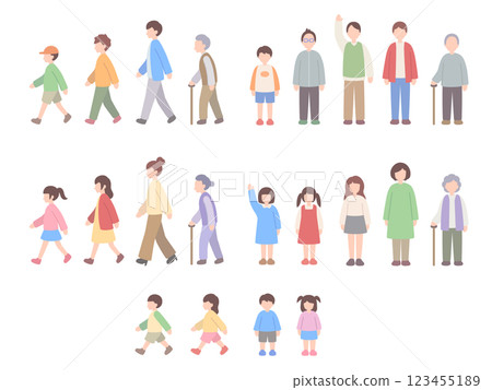 Illustrations of various people 123455189