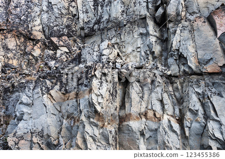 Texture of broken gray rock 123455386