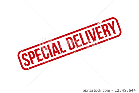 Special Delivery Rubber Stamp Seal Vector Special Delivery Rubber Stamp Seal Vector 123455644