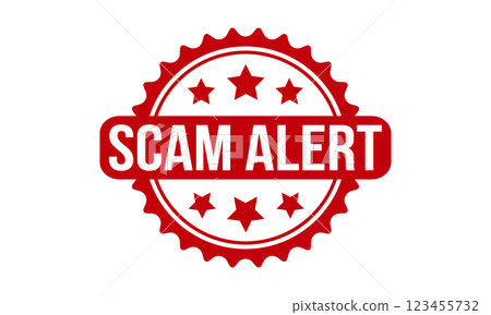 Scam Alert Rubber Stamp Seal Vector Scam Alert Rubber Stamp Seal Vector 123455732