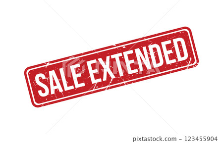 Sale Extended Rubber Stamp Seal Vector Sale Extended Rubber Stamp Seal Vector 123455904