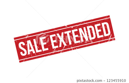Sale Extended Rubber Stamp Seal Vector Sale Extended Rubber Stamp Seal Vector 123455910