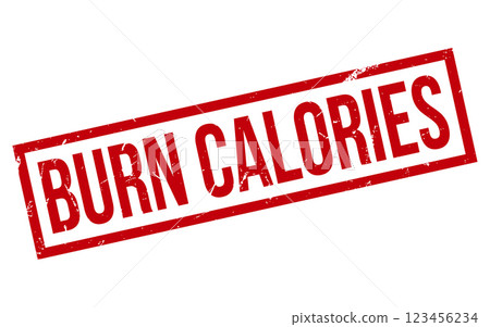 Burn calories Rubber Stamp Seal Vector 123456234