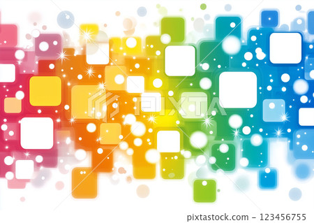 Colorful Abstract Background with Squares and Bokeh Effect for Creative Design Projects Colorful Abstract Background with Squares and Bokeh Effect for Creative Design Projects 123456755