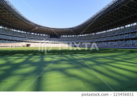 National Stadium spectator seats, covered stands 123456831