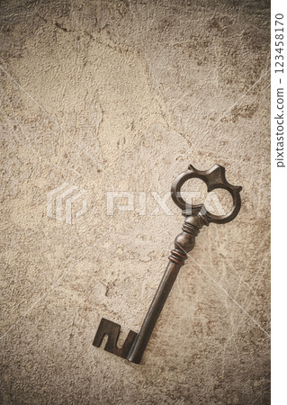 Antique key security image Antique key security image 123458170