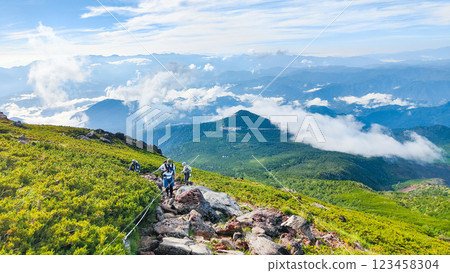 夏季攀登禦嶽山:大瀧口路線 夏季攀登禦嶽山:大瀧口路線 123458304
