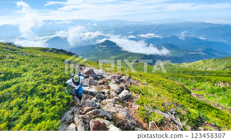 夏季攀登禦嶽山：大瀧口路線 123458307