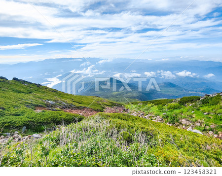 夏季攀登禦嶽山：從大瀧口登山道看到的風景 123458321