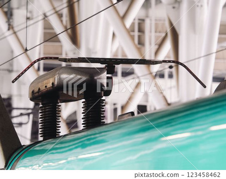 Shinkansen close-up 123458462