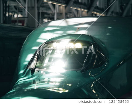 Shinkansen close-up Shinkansen close-up 123458463