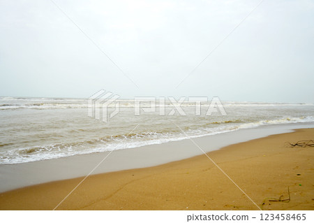 Puri sea beach during morning time 123458465