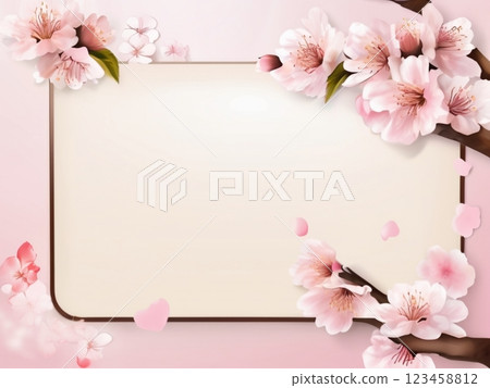 淡櫻花留言卡 123458812