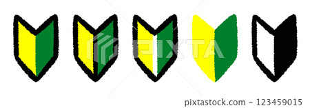 Hand-drawn beginner mark vector 123459015