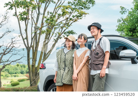 Drive, family trip, family traveling by car Drive, family trip, family traveling by car 123459520