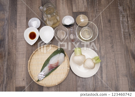 The process of making steamed turnip The process of making steamed turnip 123460742