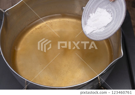 The process of making steamed turnip The process of making steamed turnip 123460761