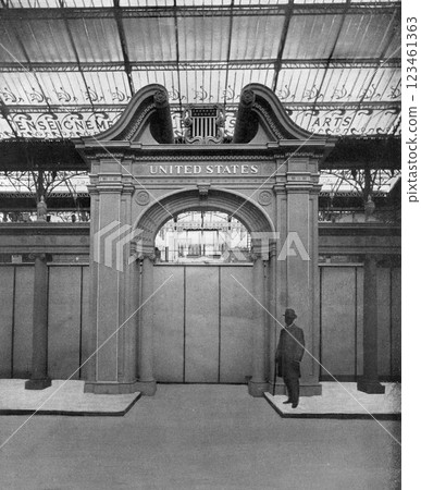 1900 Paris World's Fair, entrance to the exhibition 123461363