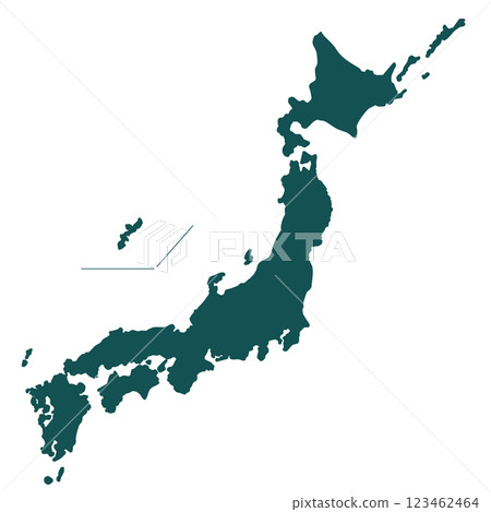 日本列島地圖 123462464