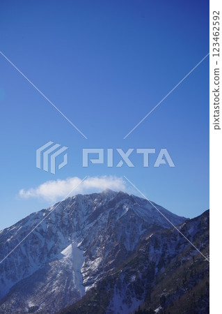 初冬的二重嶽山脊 初冬的二重嶽山脊 123462592