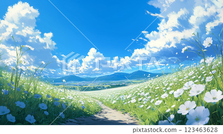 Floral background material (Generative AI) Floral background material (Generative AI) 123463628