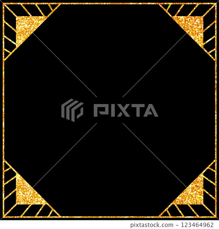 金銀絲閃光_frame_square 金銀絲閃光_frame_square 123464962