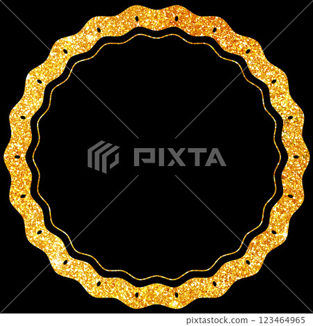 金銀絲閃光_frame_circle 金銀絲閃光_frame_circle 123464965