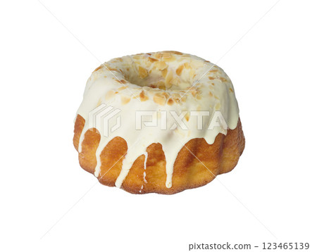 Easter Kalach isolated on white background 123465139