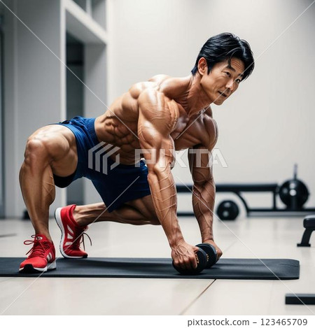 man in training 123465709